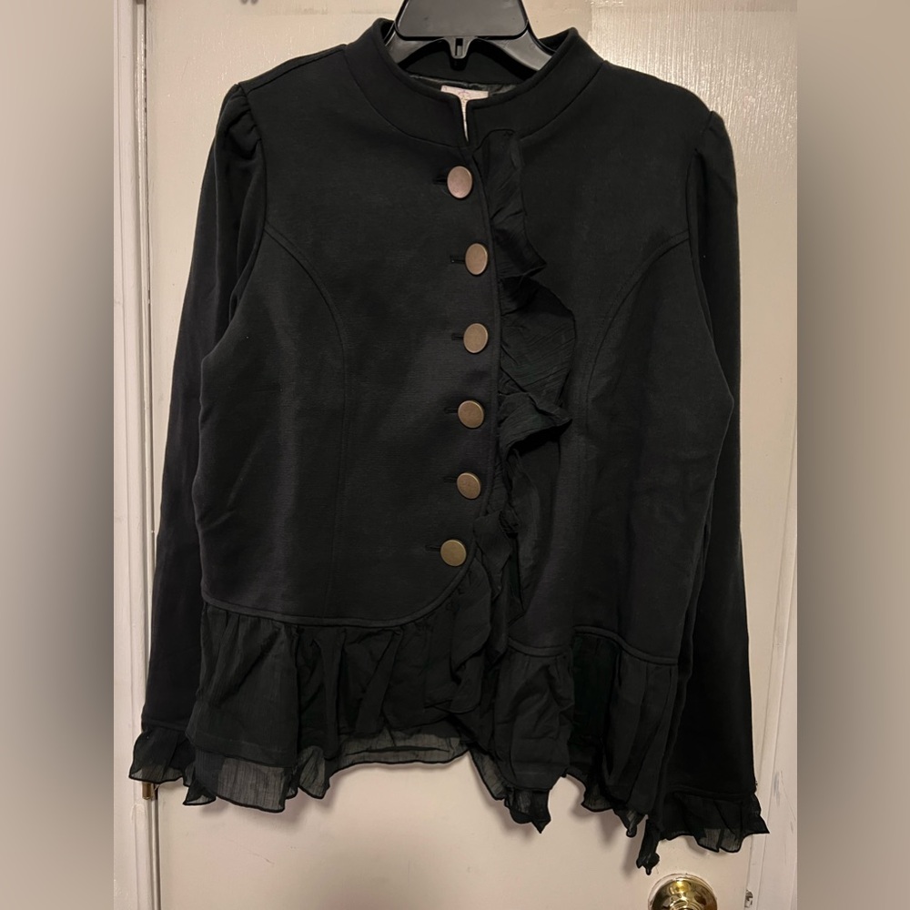 Black dress jacket NWT Size XL